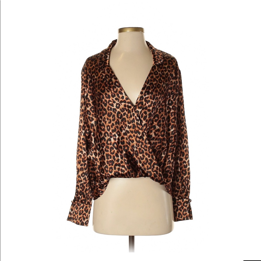Likely Leopard Print Blouse